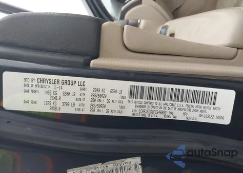 2015 Jeep Grand Cherokee Overland from USA, damaged, VIN 1C4RJECG0FC646852